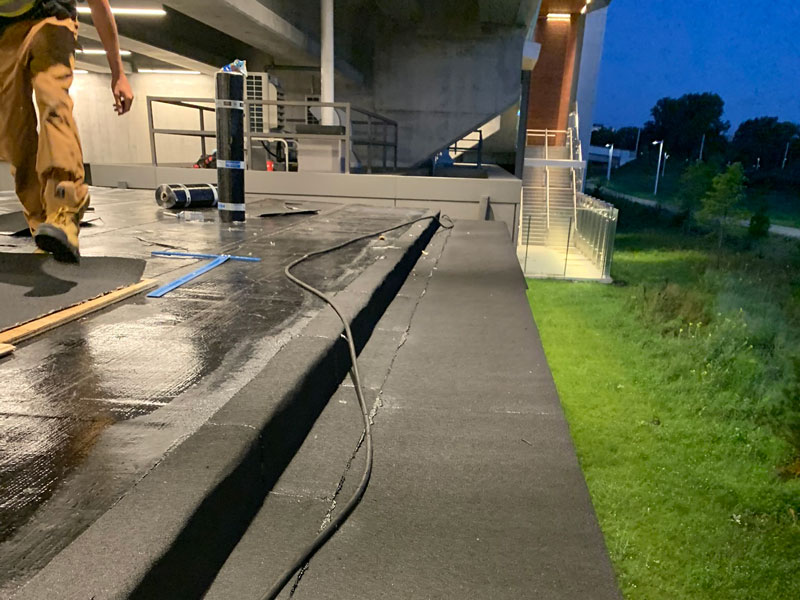 flat roof